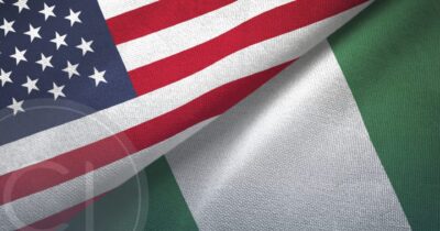 Close-up of U.S. and Nigerian flags symbolizing investment ties and international opportunities